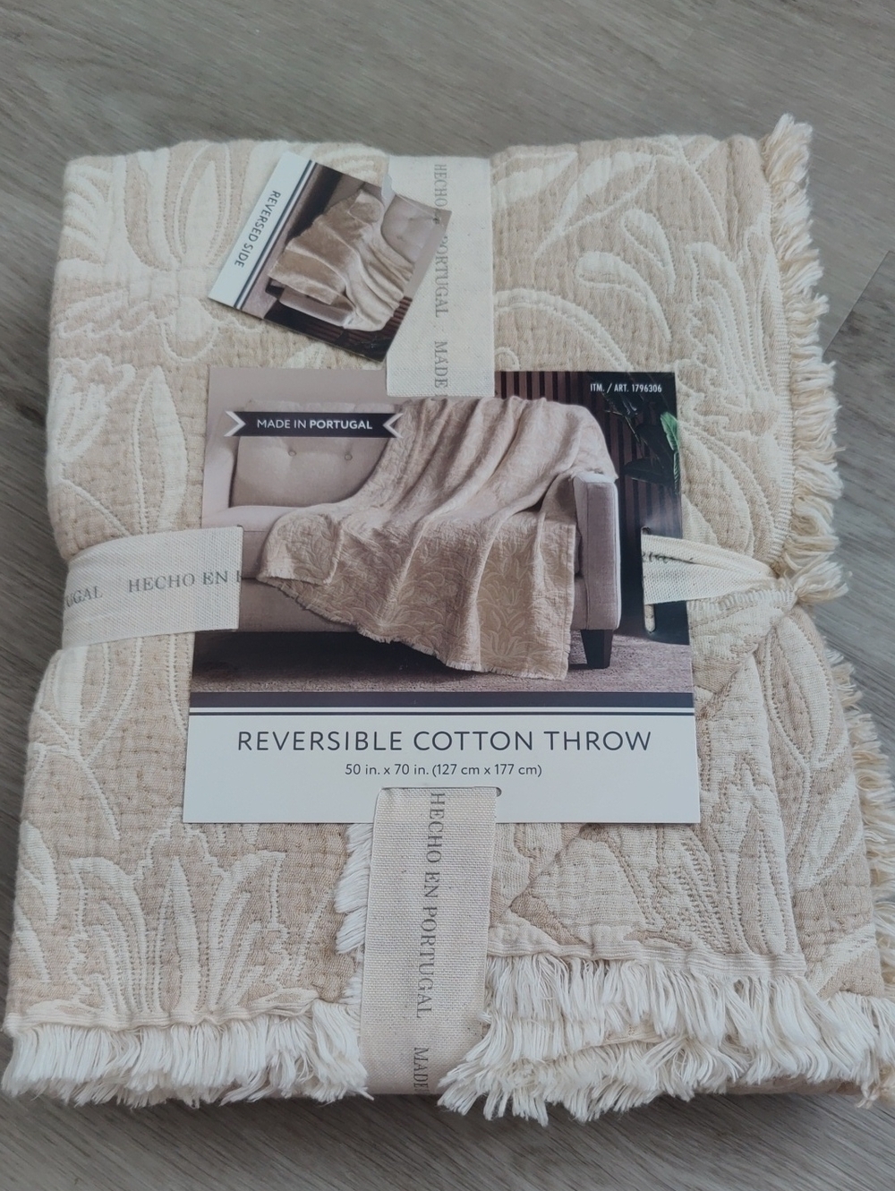 New!Nemcor Cotton Throw Blanket Reversible Lightweight Sofa Couch Bed Throw Y2K
